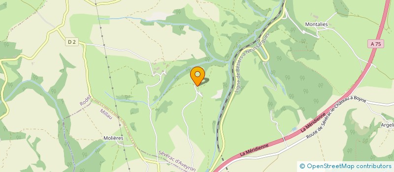 localisation de l'entreprise GAEC DU SAMONTA à SEVERAC D'AVEYRON