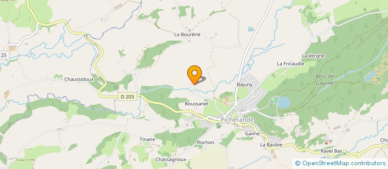 localisation de l'entreprise GAEC DU SANCY à PICHERANDE