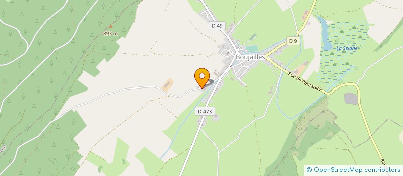localisation de l'entreprise GAEC DU SCAY à BOUJAILLES