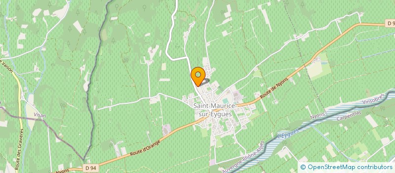 localisation de l'entreprise GAEC DU SERRE ROND  NYONS