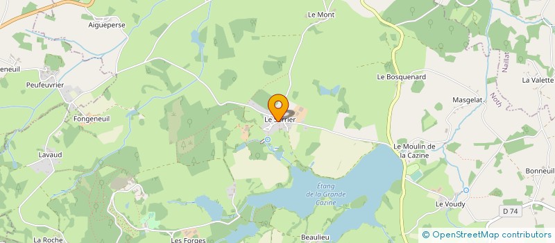 localisation de l'entreprise GAEC DU SERRIER à NOTH