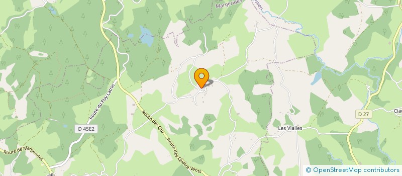 localisation de l'entreprise GAEC DU SOLEIL  MARGERIDES