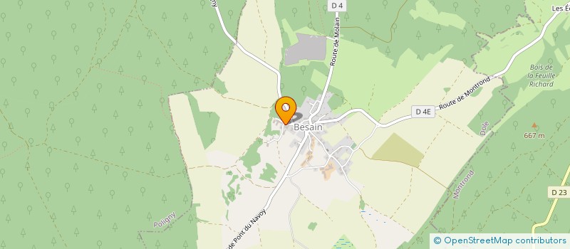 localisation de l'entreprise GAEC DU SOLEIL COUCHANT à BESAIN