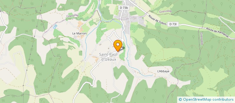 localisation de l'entreprise GAEC DU SOLEIL LEVANT à SAINT-PAUL-D'IZEAUX