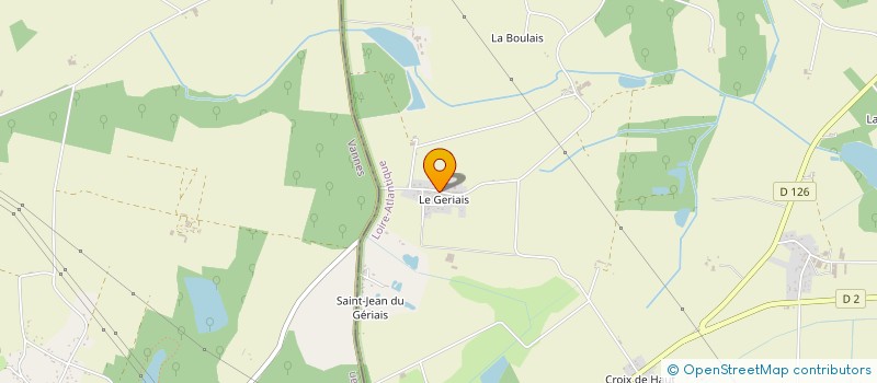 localisation de l'entreprise GAEC DU SOLEIL LEVANT à MISSILLAC