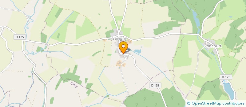 localisation de l'entreprise GAEC DU SORBIER à SAVIGNY