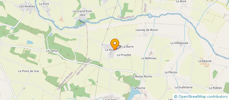 localisation de l'entreprise GAEC DU SOUCHAY à MARSAC-SUR-DON
