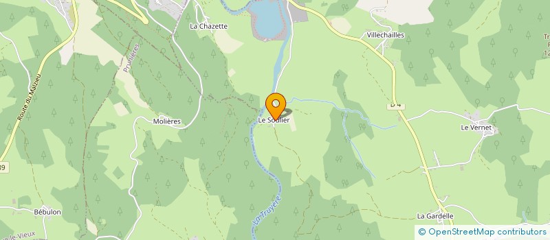 localisation de l'entreprise GAEC DU SOUL à CHAULHAC