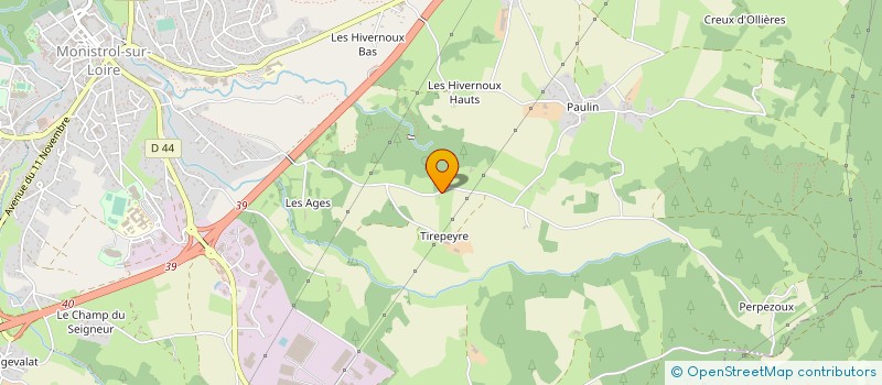localisation de l'entreprise GAEC DU ST-MARCELLIN à MONISTROL-SUR-LOIRE