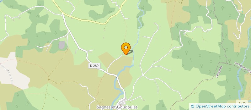 localisation de l'entreprise GAEC DU SUCHAS à SAGNES-ET-GOUDOULET