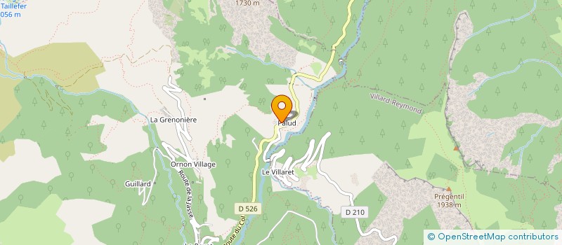 localisation de l'entreprise GAEC DU TAILLEFER à ORNON