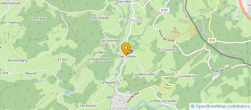 localisation de l'entreprise GAEC DU TAMPA  LA ROSIERE