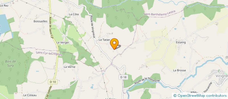 localisation de l'entreprise GAEC DU TATIER à VALEILLE