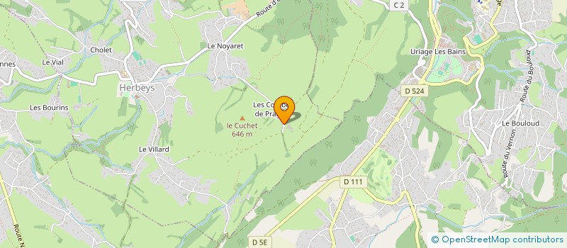 localisation de l'entreprise GAEC DU THICAUD à HERBEYS