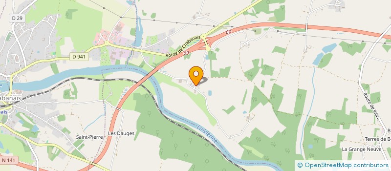 localisation de l'entreprise GAEC DU TILLEUL  ETAGNAC