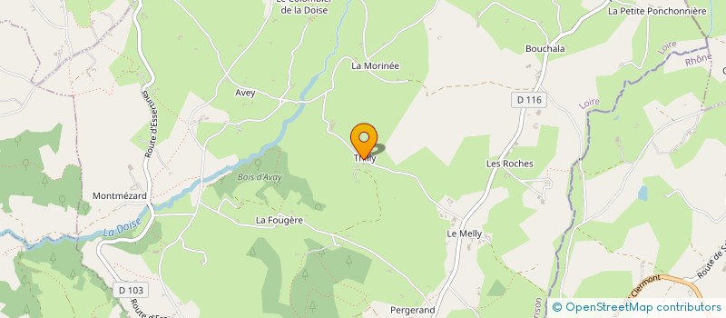 localisation de l'entreprise GAEC DU TILLY à SAINT-MARTIN-LESTRA