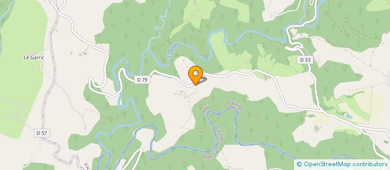 localisation de l'entreprise GAEC DU TRABES  MASSALS