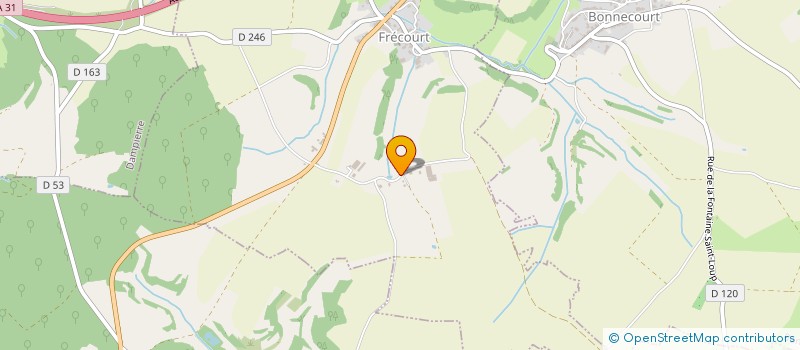 localisation de l'entreprise GAEC DU TREFLE à FRECOURT