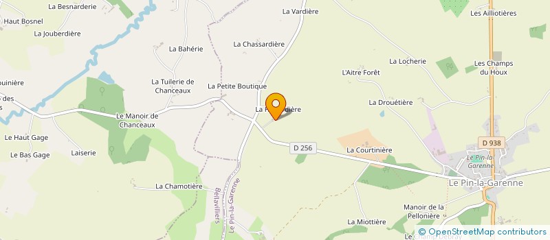 localisation de l'entreprise GAEC DU TREMBLAY à COURGEON