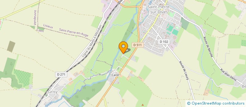localisation de l'entreprise GAEC DU TRIANGLE à SAINT-PIERRE-EN-AUGE