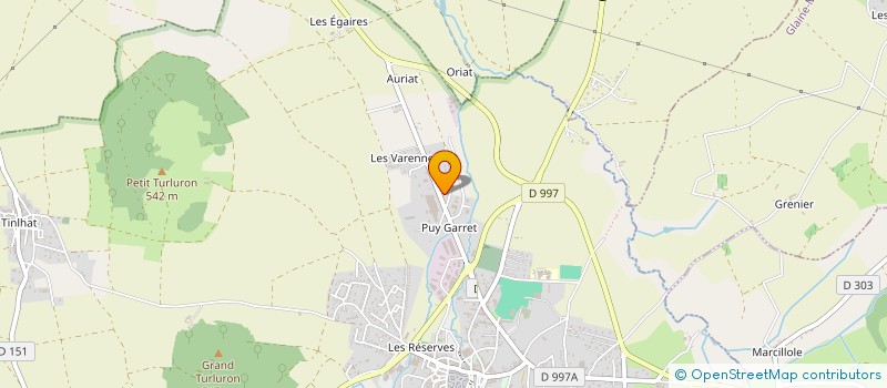 localisation de l'entreprise GAEC DU TURLURON  BILLOM