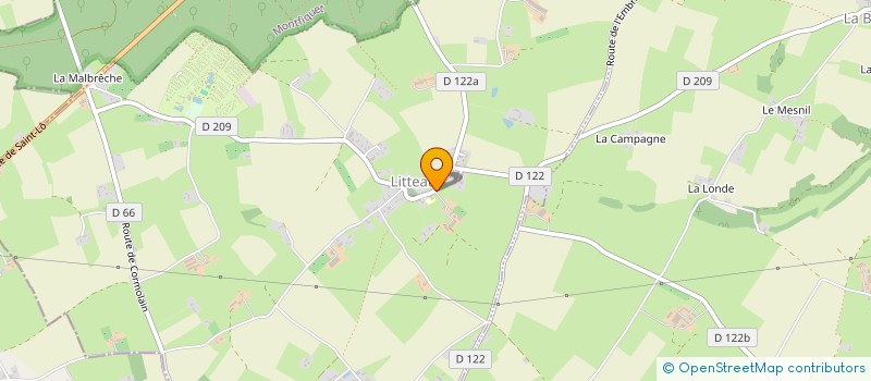 localisation de l'entreprise GAEC DU TWICE à LITTEAU