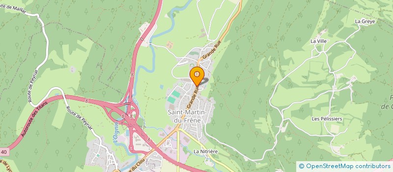 localisation de l'entreprise GAEC DU VAGE à SAINT-MARTIN-DU-FRENE