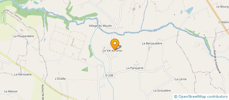 localisation de l'entreprise GAEC DU VAL AU GROU à LE MESNIL-GARNIER