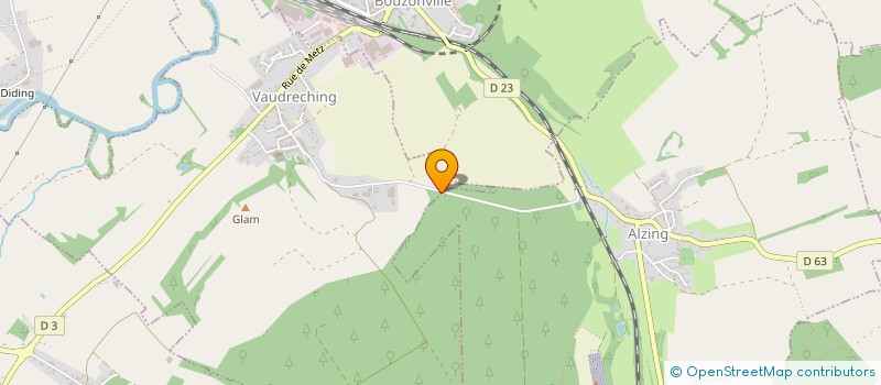 localisation de l'entreprise GAEC DU VAL DE NIED  VAUDRECHING