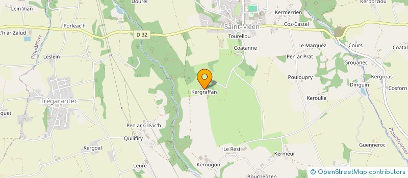 localisation de l'entreprise GAEC DU VALY  SAINT-MEEN