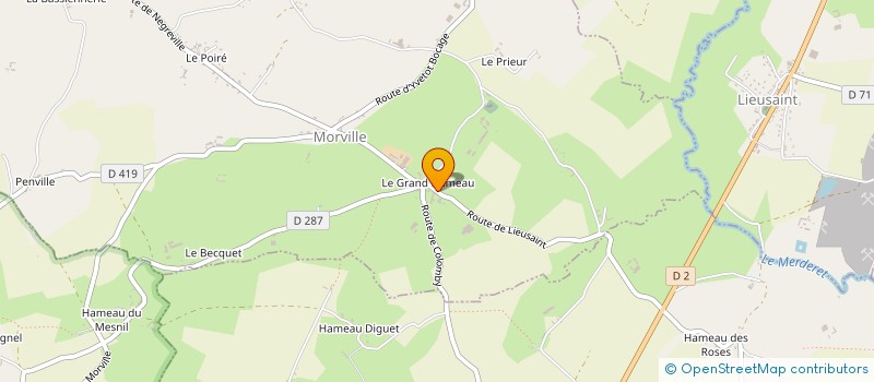 localisation de l'entreprise GAEC DU VASTEL à MORVILLE