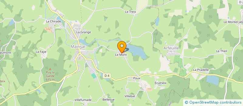 localisation de l'entreprise GAEC DU VEAU D'OR à MAINSAT