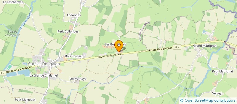 localisation de l'entreprise GAEC DU VERGER à CURCIAT-DONGALON