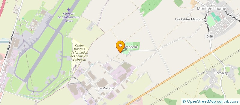 localisation de l'entreprise GAEC DU VERGER FLEURANDERIE à MONTIERCHAUME