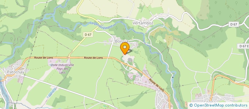 localisation de l'entreprise GAEC DU VERGER SOLIN à BOISSIA