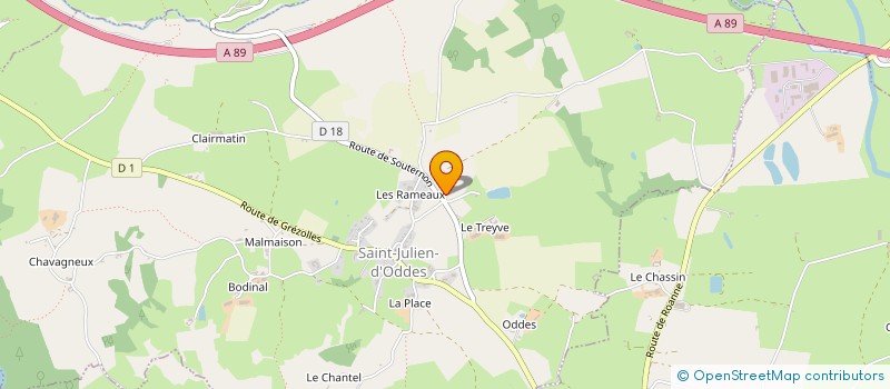 localisation de l'entreprise GAEC DU VERNET  SAINT-POLGUES