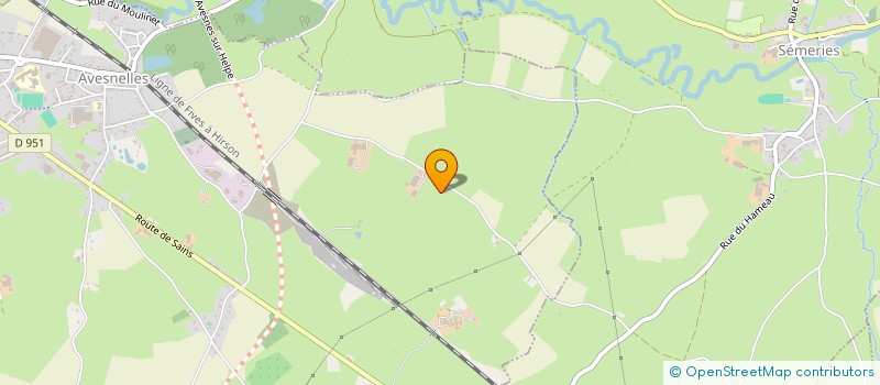 localisation de l'entreprise GAEC DU VERT BUISSON à AVESNELLES