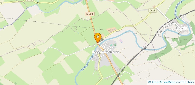 localisation de l'entreprise GAEC DU VIADUC  ESSEY-ET-MAIZERAIS