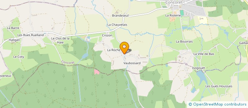 localisation de l'entreprise GAEC DU VIEUX FOUR  CONCORET