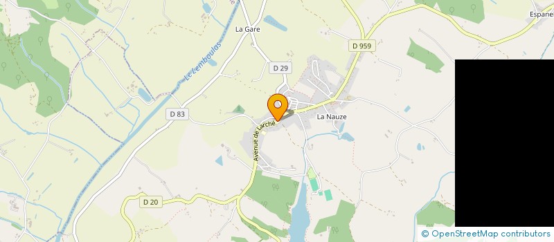 localisation de l'entreprise GAEC DU VIEUX HAMEAU  MOLIERES