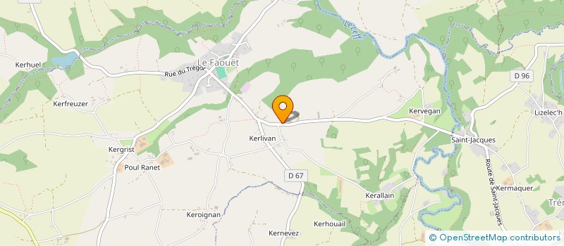 localisation de l'entreprise GAEC DU VIEUX LAVOIR à GOUDELIN