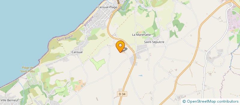 localisation de l'entreprise GAEC DU VIEUX MOULIN à ERQUY