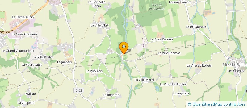 localisation de l'entreprise GAEC DU VIEUX ROCHER à LANGUENAN