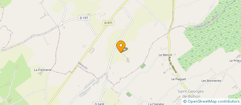 localisation de l'entreprise GAEC DU VILLAGE CULOT  MEAUTIS