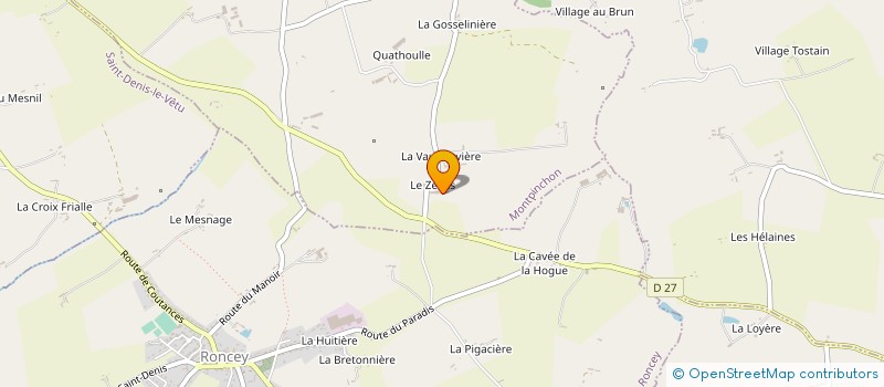 localisation de l'entreprise GAEC DU ZERCIS à MONTPINCHON