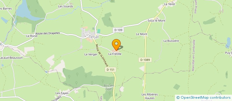 localisation de l'entreprise GAEC DUBOST à TERJAT