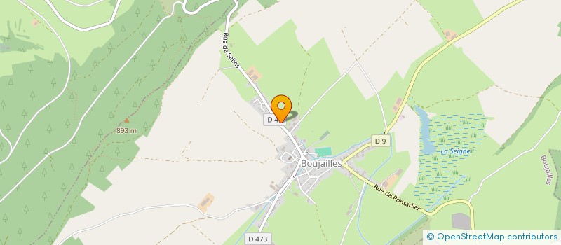 localisation de l'entreprise GAEC DUBOZ DE LA COTE  BOUJAILLES