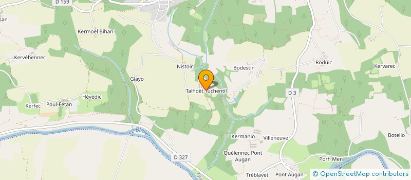 localisation de l'entreprise GAEC DUCHENTIL à QUISTINIC