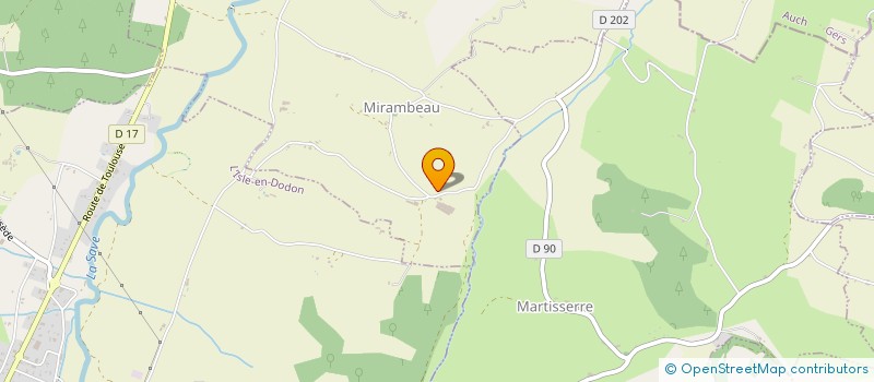 localisation de l'entreprise GAEC DUFFAUT à MIRAMBEAU