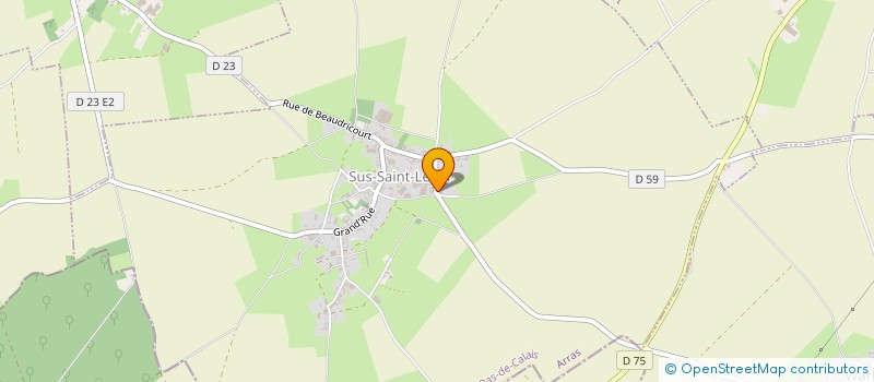 localisation de l'entreprise GAEC DUFOUR FRERES à SUS-SAINT-LEGER